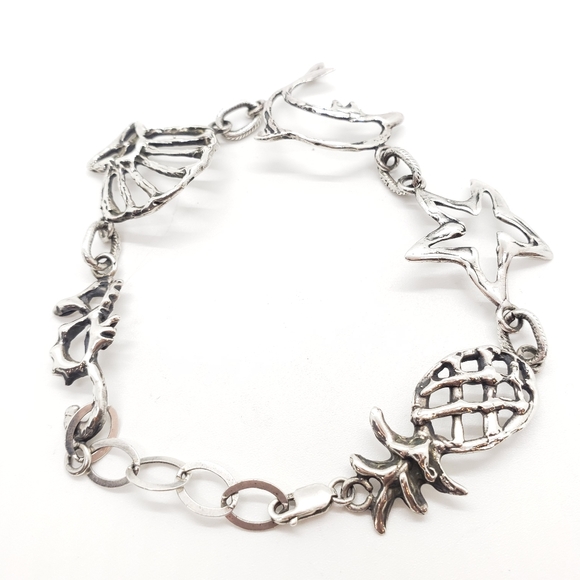 Trudi HAND CAST STERLING SILVER BRACELET - Picture 3 of 7
